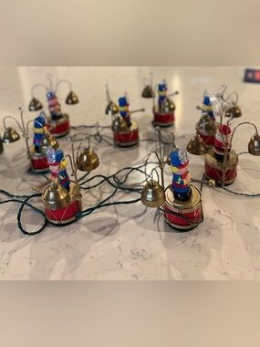 Vintage Mr. Christmas Santa’s Marching Band Drummer Boys Christmas Songs